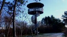 nochmals ein Blick zum Aussichtsturm am Viehofner See 